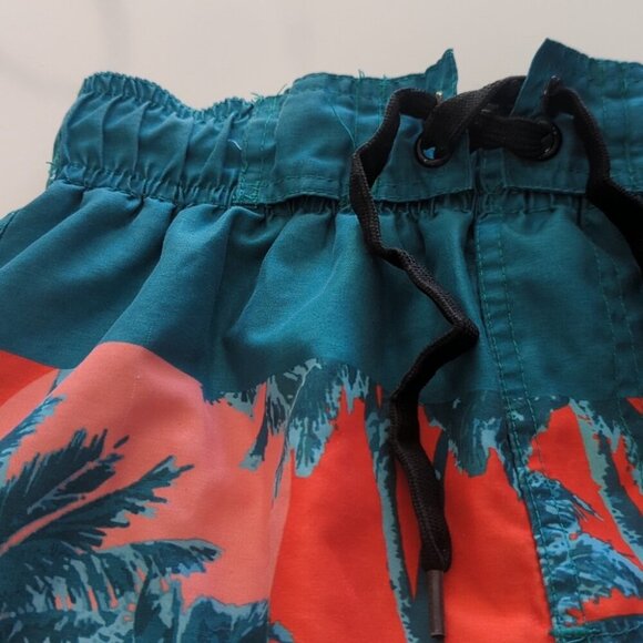 Boys Tropical Palm Tree Swim Shorts - Size Small 8 BNWOT - Picture 2 of 5